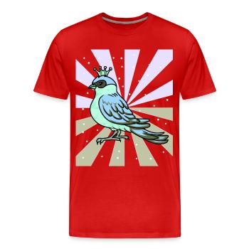 Wildlife Fantasy Oiseau Cadeau de Noël Enfant - T-shirt bio Premium Homme - rouge - Devant - Damien (186cm)