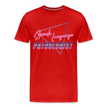 Speech Therapist Therapy Assistant - Männer Premium Bio T-Shirt - Rot - Vorne - Damien (186cm)
