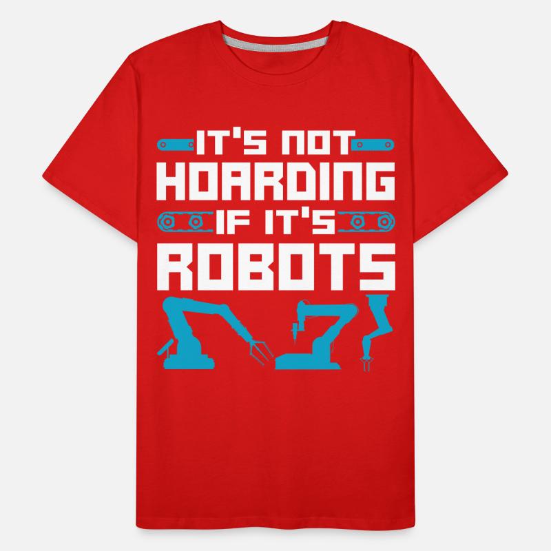 Robot Robotics Engineer Vintage Men's Premium Organic T-Shirt