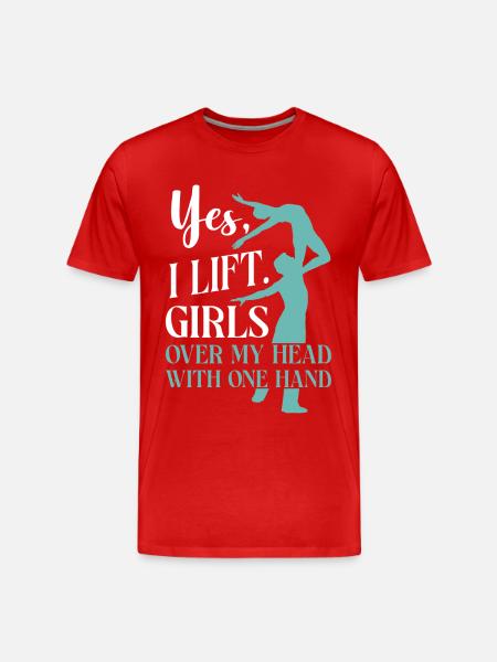 Ballet Danseuse Danse Ballerine - T-shirt bio Premium Homme - rouge
