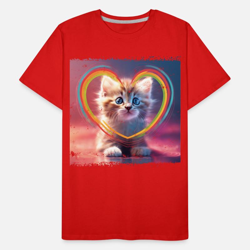 Chat chaud T-shirt bio Premium Homme