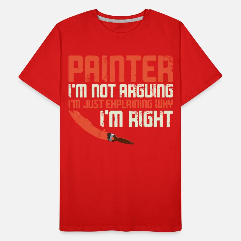 House Painter Decorator Painter Männer Premium Bio T-Shirt