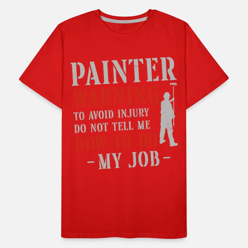 House Painter Decorator Painter Männer Premium Bio T-Shirt