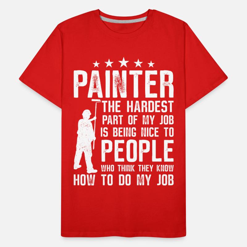 House Painter Decorator Painter Men's Premium Organic T-Shirt