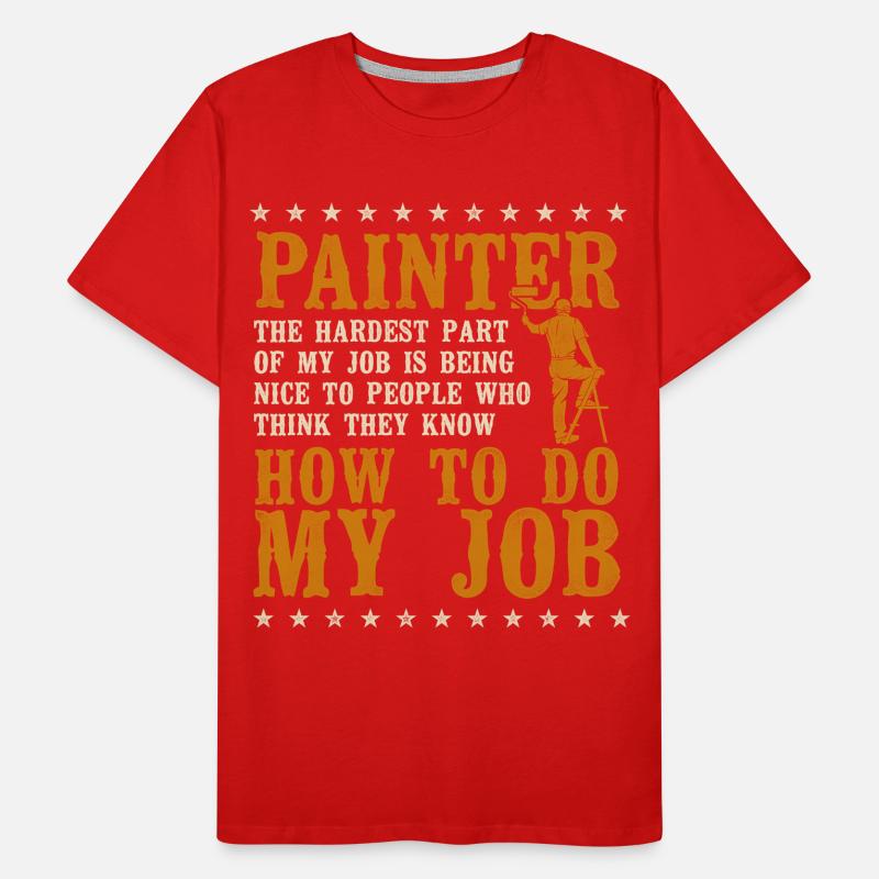 House Painter Decorator Painter Männer Premium Bio T-Shirt