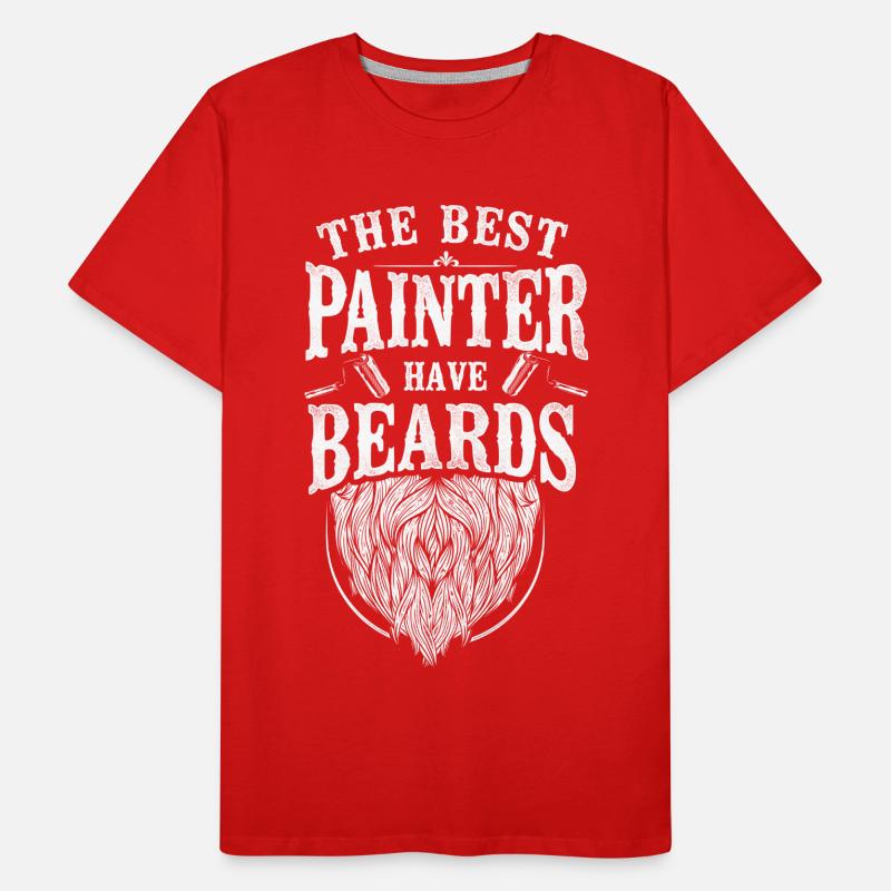 House Painter Decorator Beard The Männer Premium Bio T-Shirt