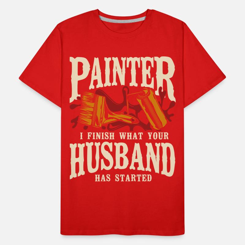 House Painter Decorator Painter I Männer Premium Bio T-Shirt