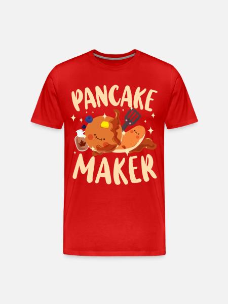 Pancake Lover Kids Pancake Maker - T-shirt bio Premium Homme - rouge