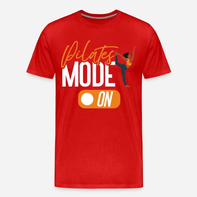 Pilates Instructor Teacher Pilates - Männer Premium Bio T-Shirt - Rot