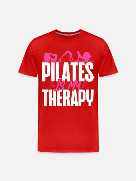 Pilates Instructor Teacher Pilates - Männer Premium Bio T-Shirt - Rot