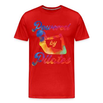 Pilates Instructor Teacher - Männer Premium Bio T-Shirt - Rot - Vorne - Damien (186cm)