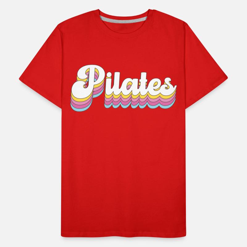 Instructeur de Pilates Professeur Rétro T-shirt bio Premium Homme