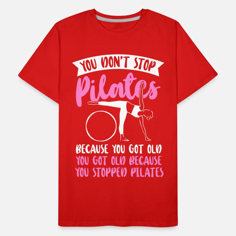Instructeur de Pilates Enseignant à la retraite T-shirt bio Premium Homme