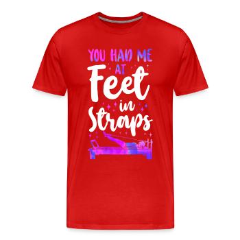 Pilates Instructor Teacher You Had - Männer Premium Bio T-Shirt - Rot - Vorne - Damien (186cm)