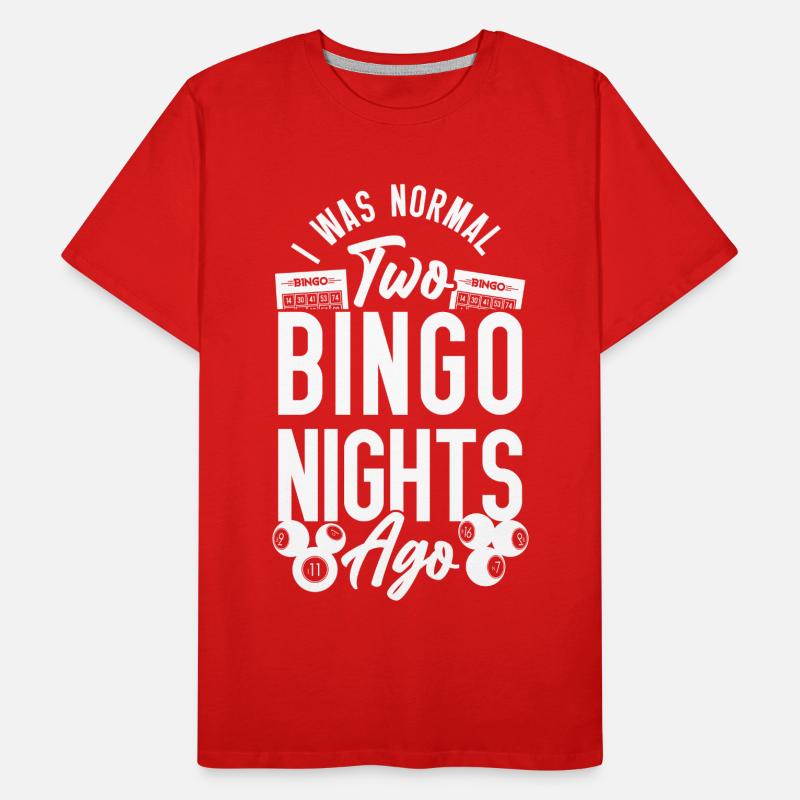 Bingo Player I Was Normal Two Men's Premium Organic T-Shirt