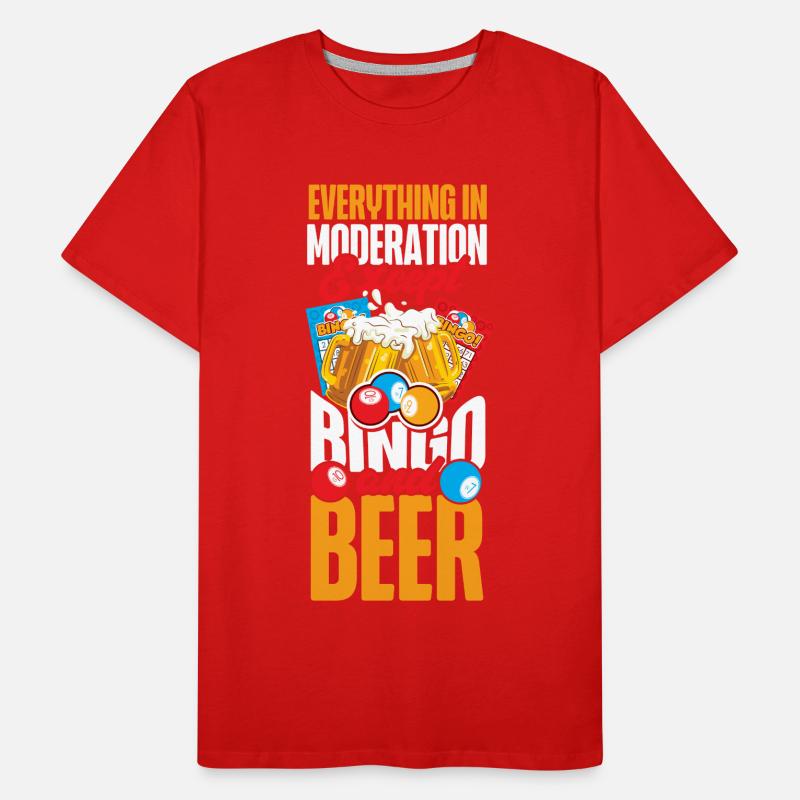 Bingo Player Beer Everything In Männer Premium Bio T-Shirt
