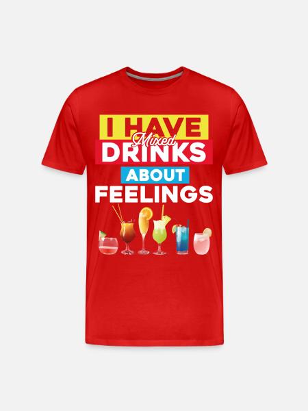 Barman Mixologue J’ai mélangé - T-shirt bio Premium Homme - rouge