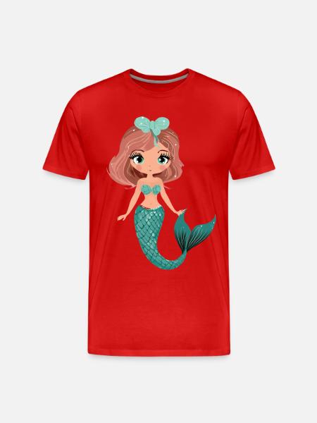 Sirène - T-shirt bio Premium Homme - rouge