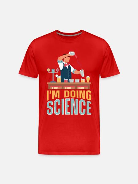 Bartender Mixologist I'm Doing - Men's Premium Organic T-Shirt - red