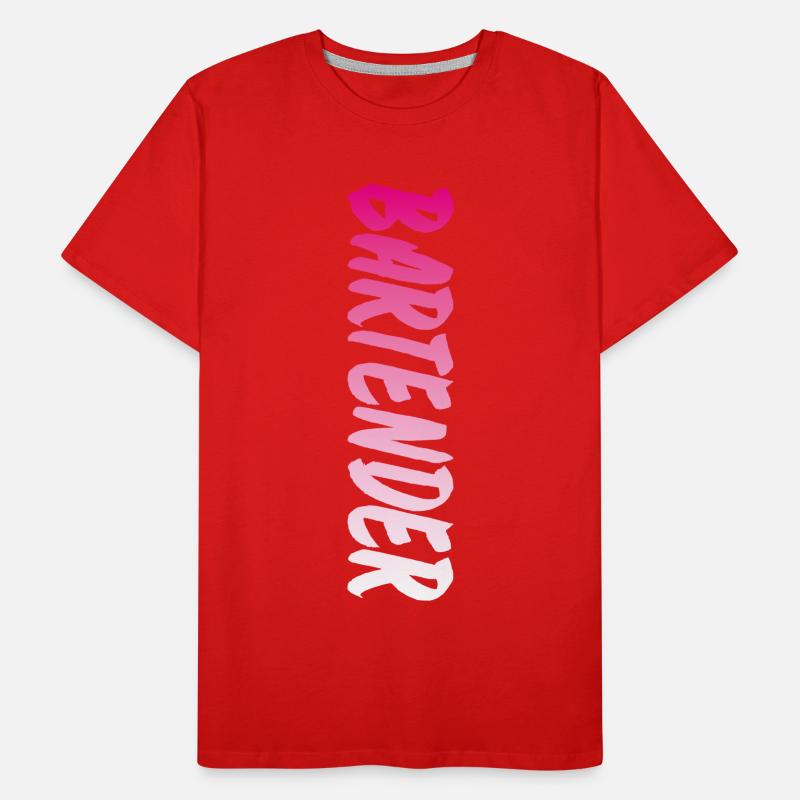 Bartender Mixologist Bartender Men's Premium Organic T-Shirt