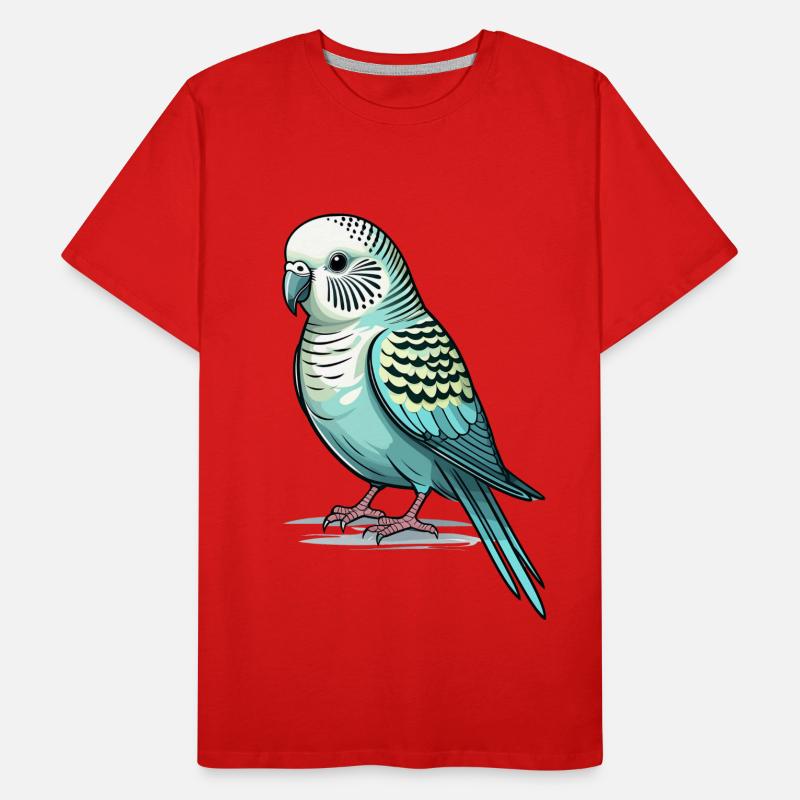 Perruche ondulée T-shirt bio Premium Homme