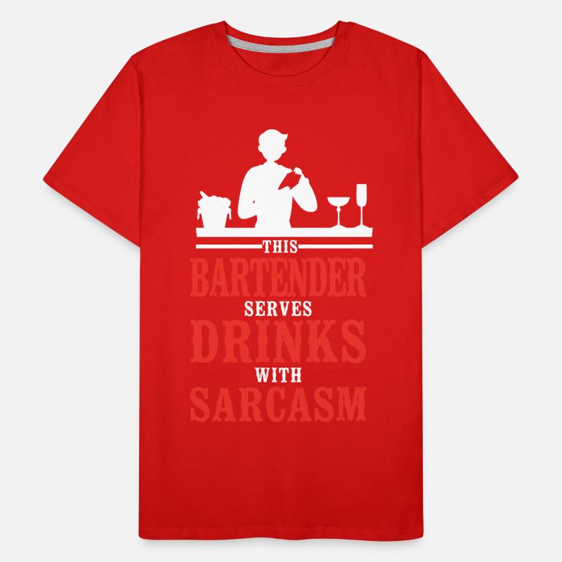 Bartender Mixologist This Männer Premium Bio T-Shirt
