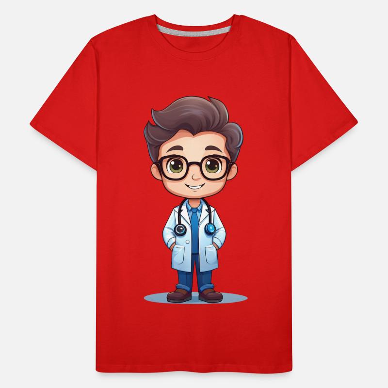 Arzt oder Doktor Männer Premium Bio T-Shirt
