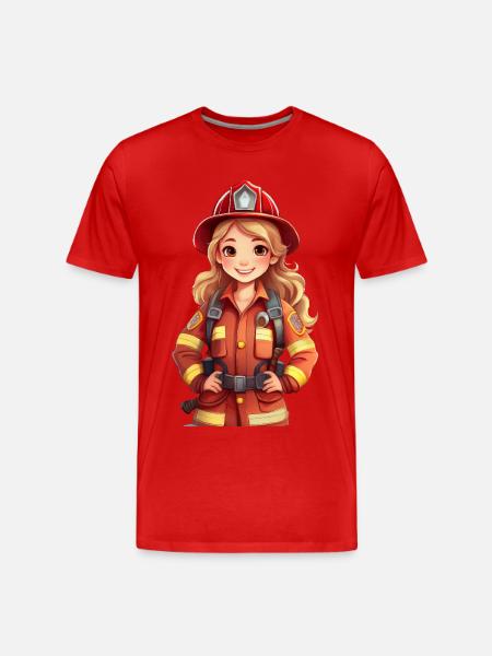 Pompière - T-shirt bio Premium Homme - rouge