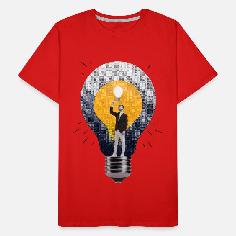 Eine Idee oder Erfindung Männer Premium Bio T-Shirt