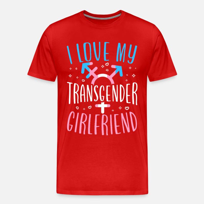 Transgender Trans LGBT Pride - Männer Premium Bio T-Shirt - Rot