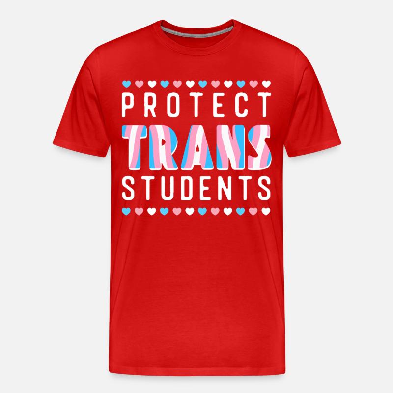 Transgender Trans LGBT Pride - Männer Premium Bio T-Shirt - Rot