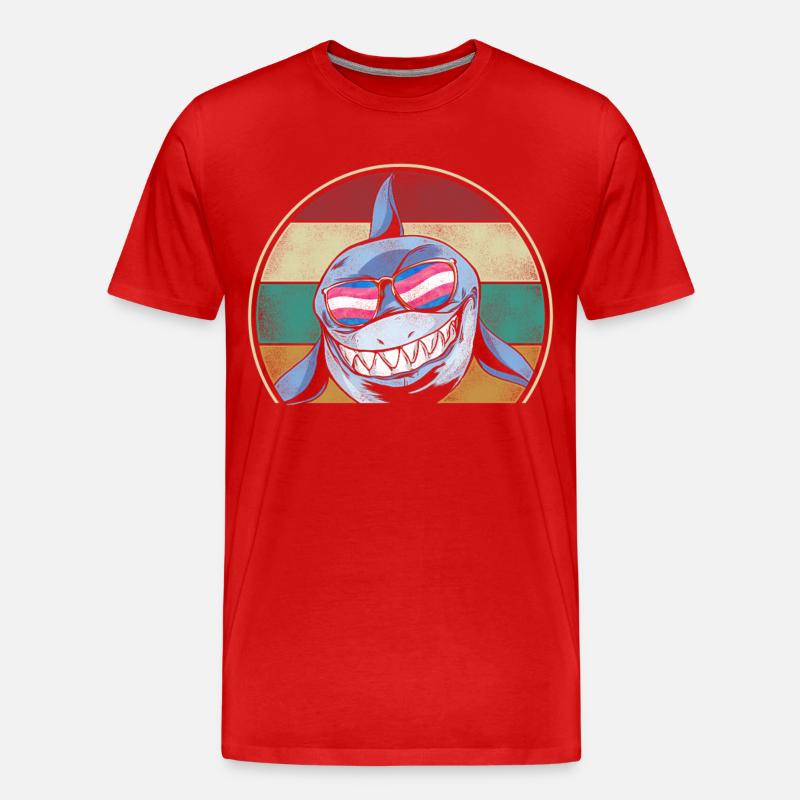 Transgender Trans LGBT Pride - Männer Premium Bio T-Shirt - Rot
