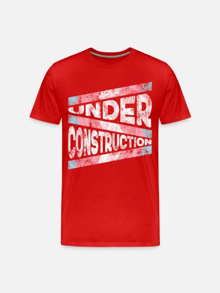 Transgender Trans LGBT Pride - Men's Premium Organic T-Shirt - red