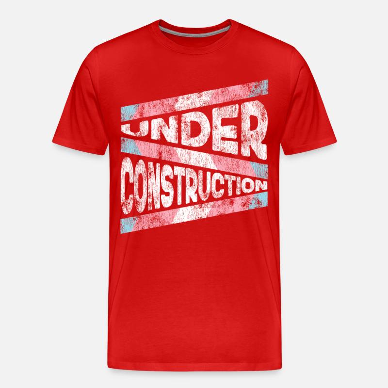 Transgender Trans LGBT Pride - Männer Premium Bio T-Shirt - Rot