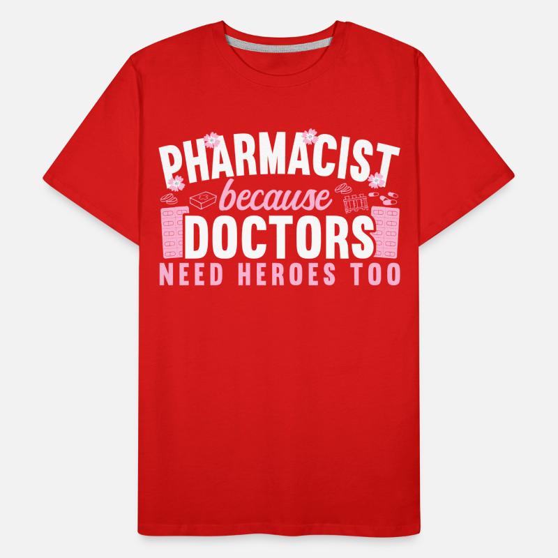Pharmacy Tech Technician Men's Premium Organic T-Shirt