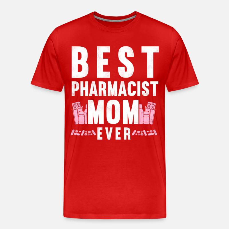 Pharmacy Tech Technician - Männer Premium Bio T-Shirt - Rot