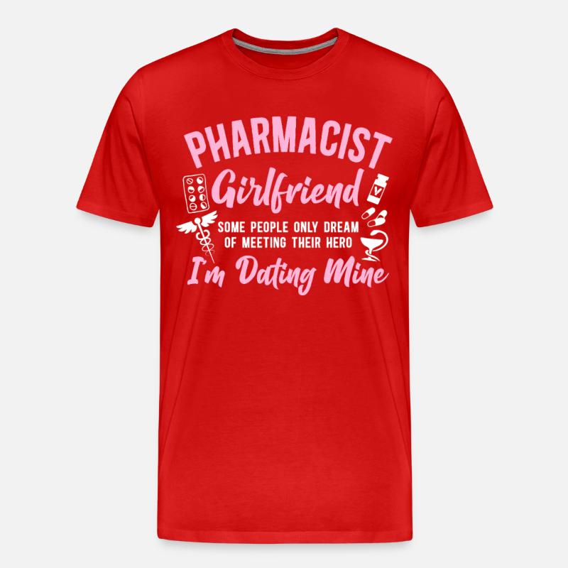 Pharmacy Tech Technician - Men's Premium Organic T-Shirt - red
