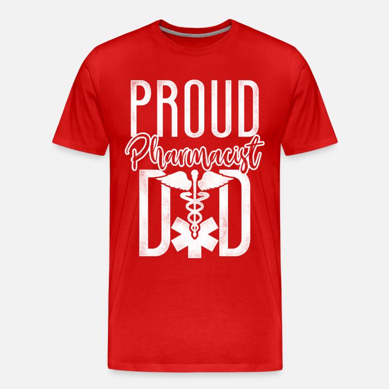 Pharmacy Tech Technician - Männer Premium Bio T-Shirt - Rot