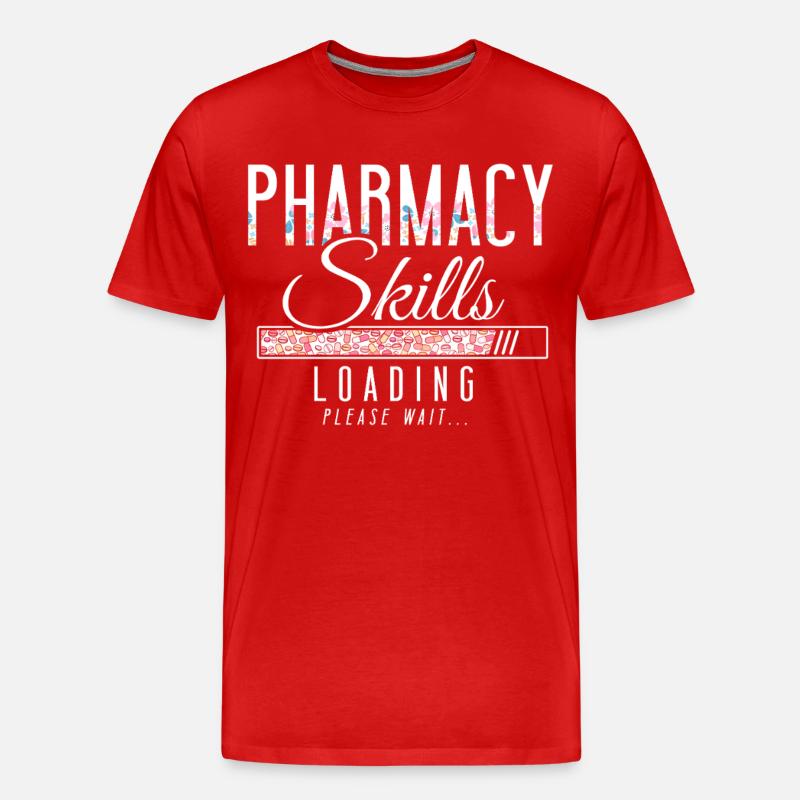 Pharmacy Tech Technician - Männer Premium Bio T-Shirt - Rot