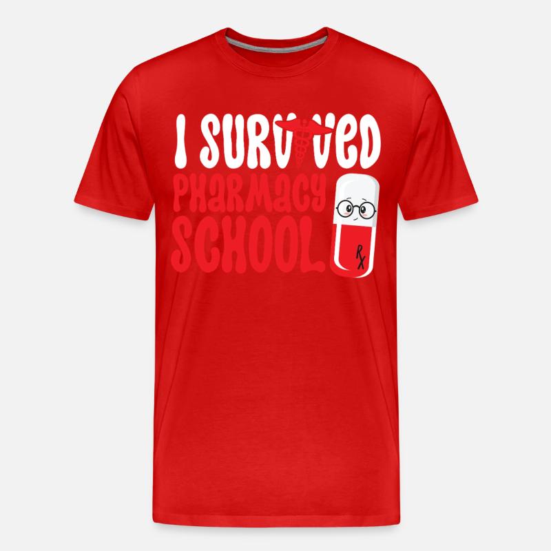 Pharmacy Tech Technician - Männer Premium Bio T-Shirt - Rot