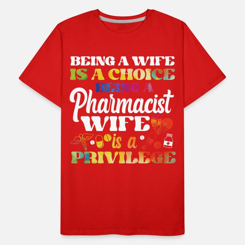 Pharmacy Tech Technician Männer Premium Bio T-Shirt