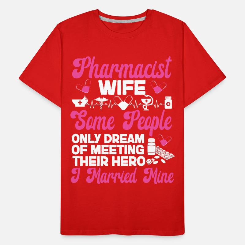 Pharmacy Tech Technician Männer Premium Bio T-Shirt