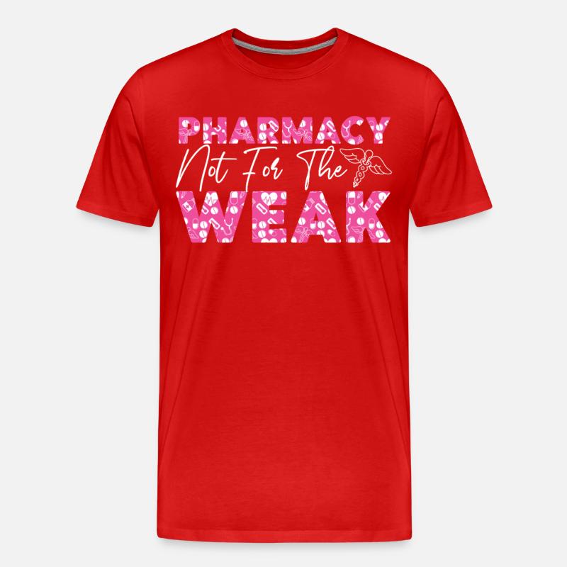 Pharmacy Tech Technician - Männer Premium Bio T-Shirt - Rot