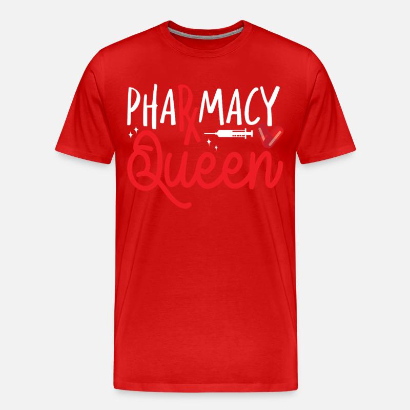 Pharmacy Tech Technician - Männer Premium Bio T-Shirt - Rot