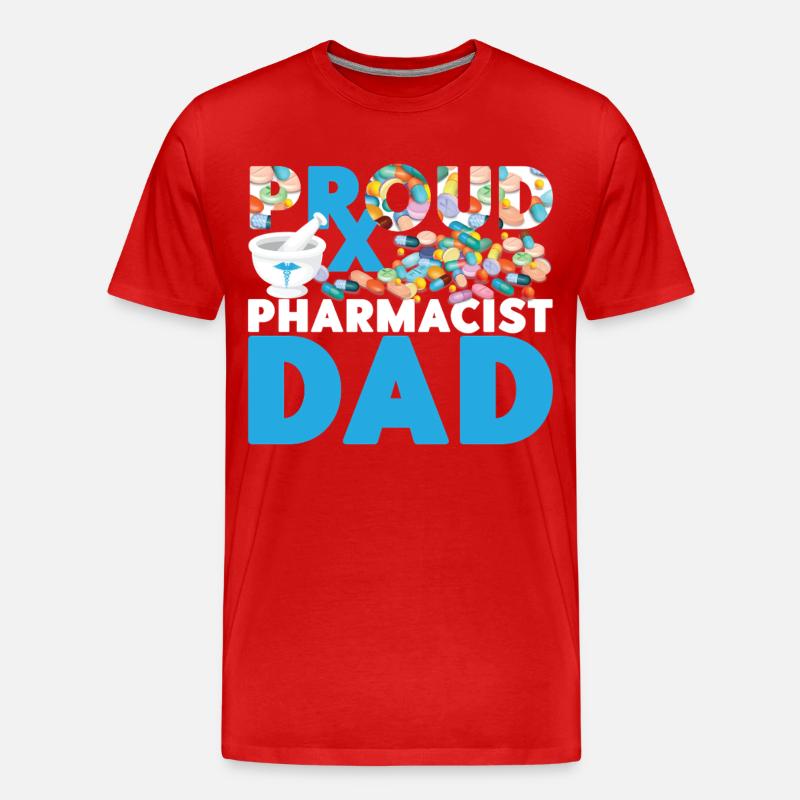 Pharmacy Tech Technician - Männer Premium Bio T-Shirt - Rot