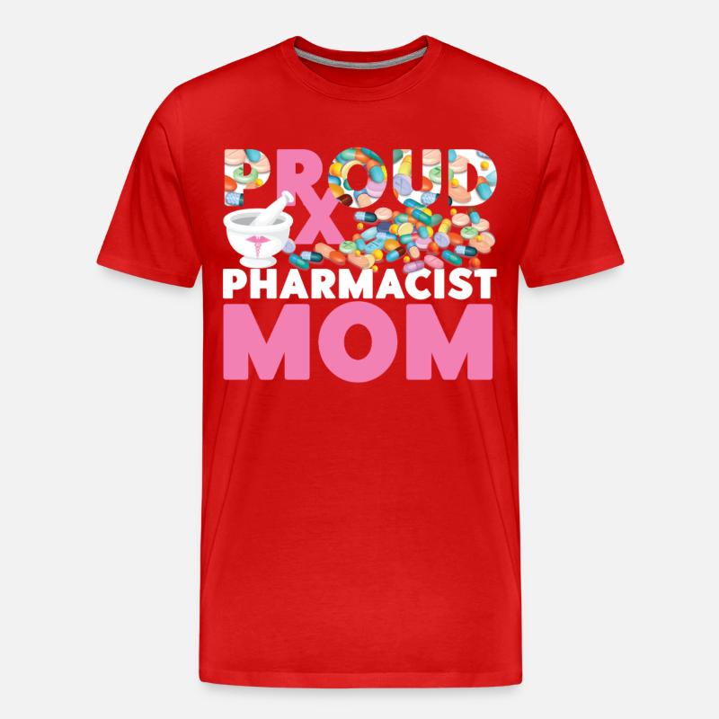Pharmacy Tech Technician - Männer Premium Bio T-Shirt - Rot