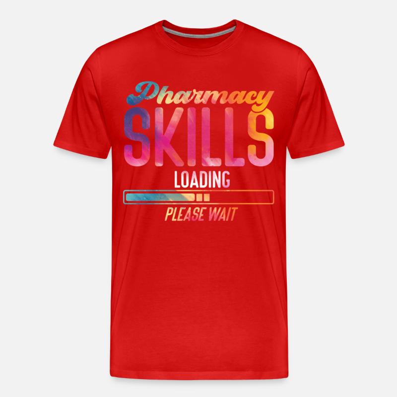 Pharmacy Tech Technician - Männer Premium Bio T-Shirt - Rot