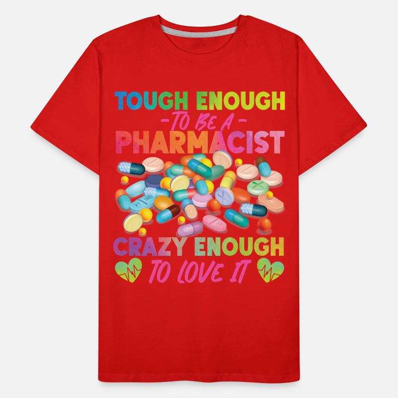 Pharmacy Tech Technician Männer Premium Bio T-Shirt