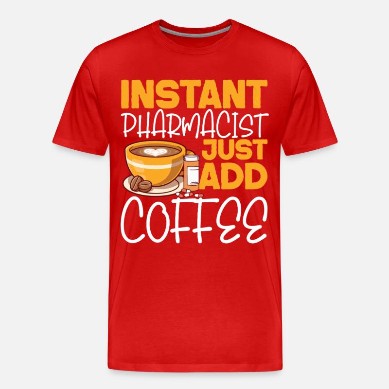 Pharmacy Tech Technician - Männer Premium Bio T-Shirt - Rot
