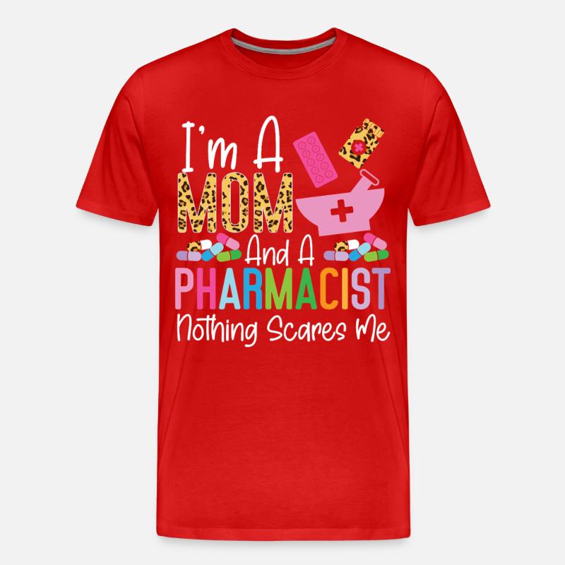Pharmacy Tech Technician - Männer Premium Bio T-Shirt - Rot